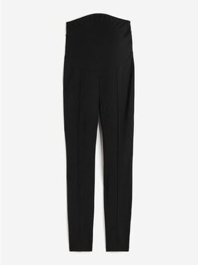 H&M Mama Jersey Dress Pants Black Maternity Ponte Leggings with High Panel NWOT